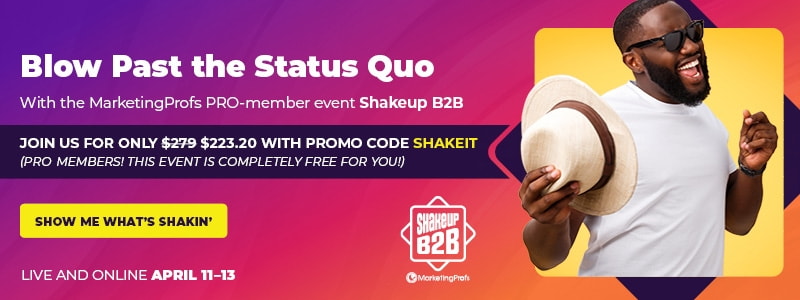 رویداد Shakeup B2B برای اعضای PRO