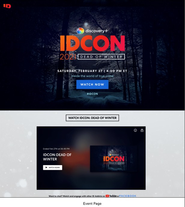 IDCON registration page design using Splash