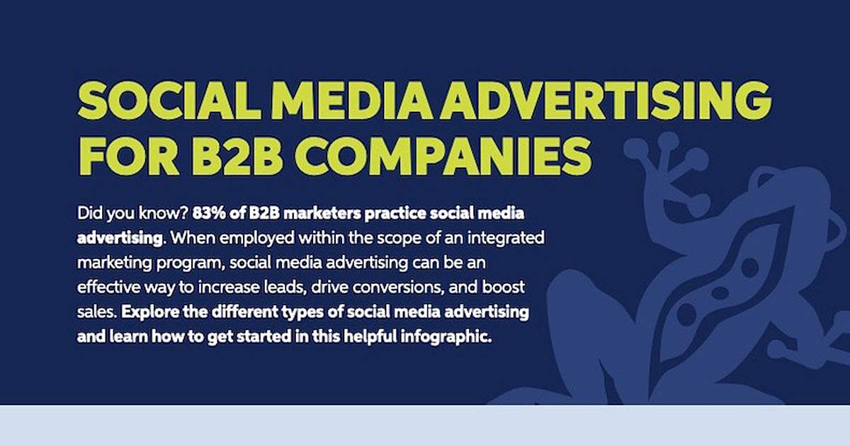 Six Tips for Getting Started With B2B Social Media Advertising [Infographic]