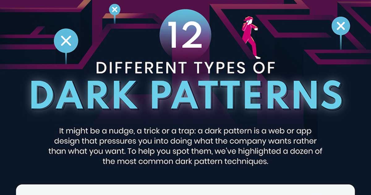 12 'Dark Patterns' That Websites Use to Trick Visitors [Infographic]