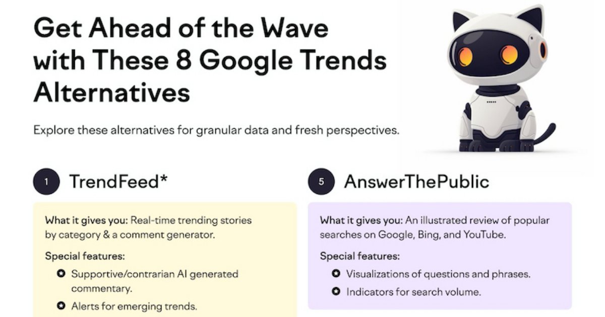 Eight Alternatives to Google Trends [Infographic]