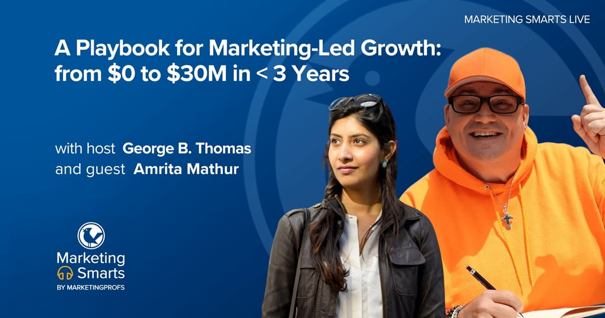 A Playbook for Marketing-Led Growth | Marketing Smarts Live Show