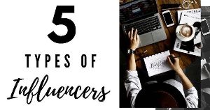 Five Types of Social Media Influencers