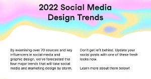 Four Social Media Design Trends for 2022
