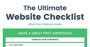 The Ultimate Checklist of What Every Website Needs