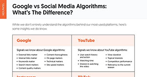 Google vs. Social Media Algorithms: What's the Difference?