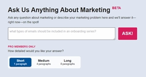 NEW: 'Ask Us Anything' Tool From MarketingProfs