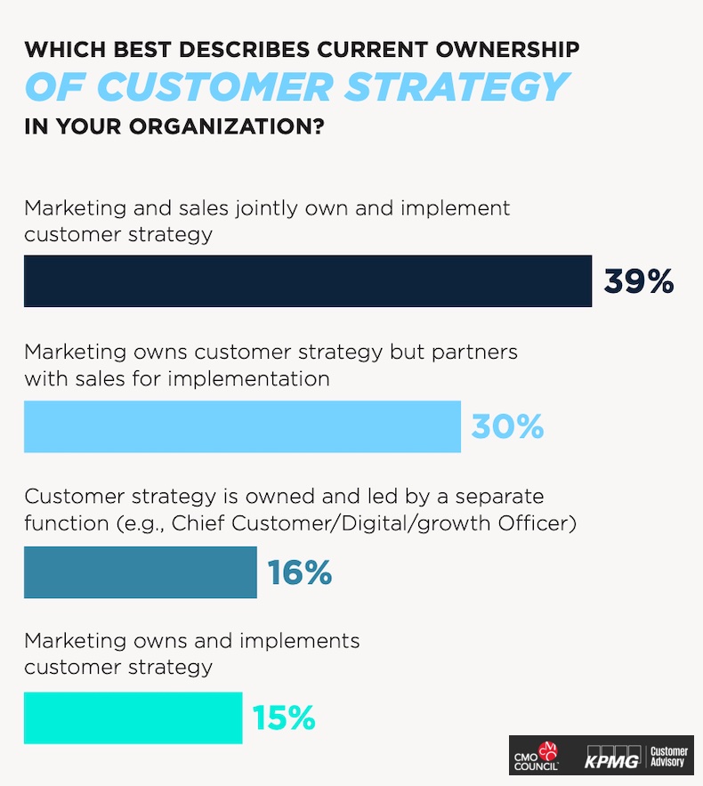 Does Sales or Marketing own customer strategy survey results