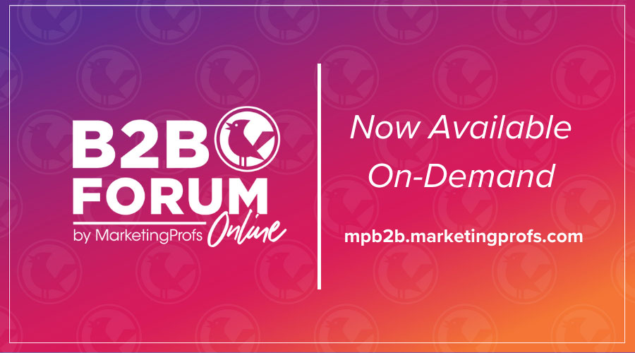 MarketingProfs B2B Forum Online