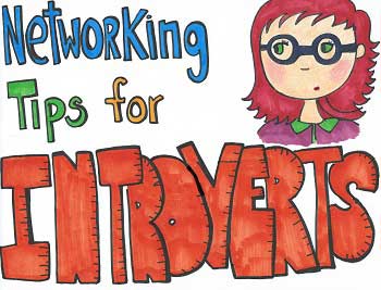 Networking Tips for Introverts and Shy Folks [Visual Sketchnotes]