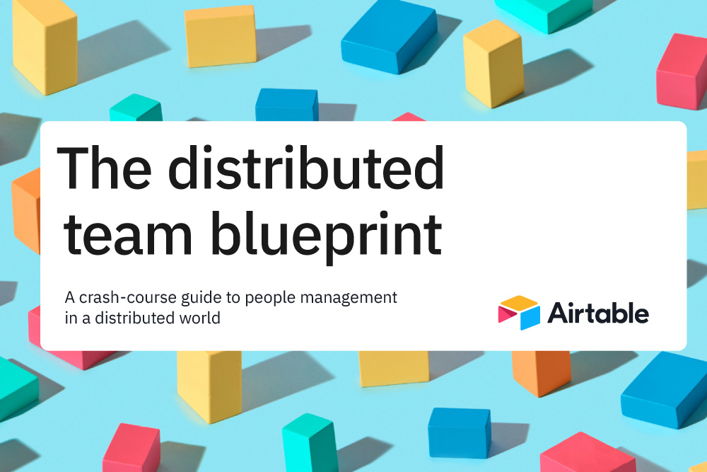 The Distributed Team Blueprint