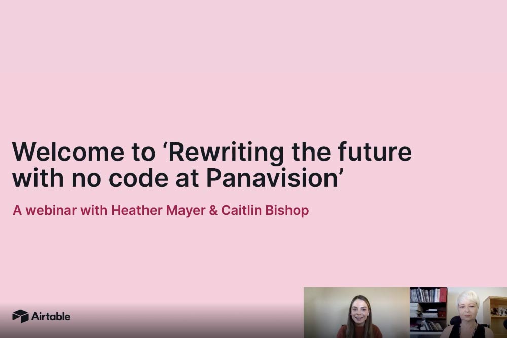 Rewriting the Future With No Code at Panavision